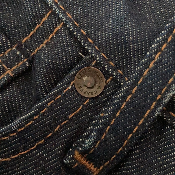 ⭐️Levi Draft Wide Taper Japanese Cone Denim Jeans - Picture 7 of 15